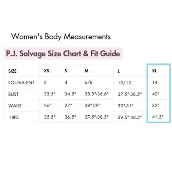 NWT P.J. Salvage Après All Day PJ Set - Size XL - Picture 16 of 16